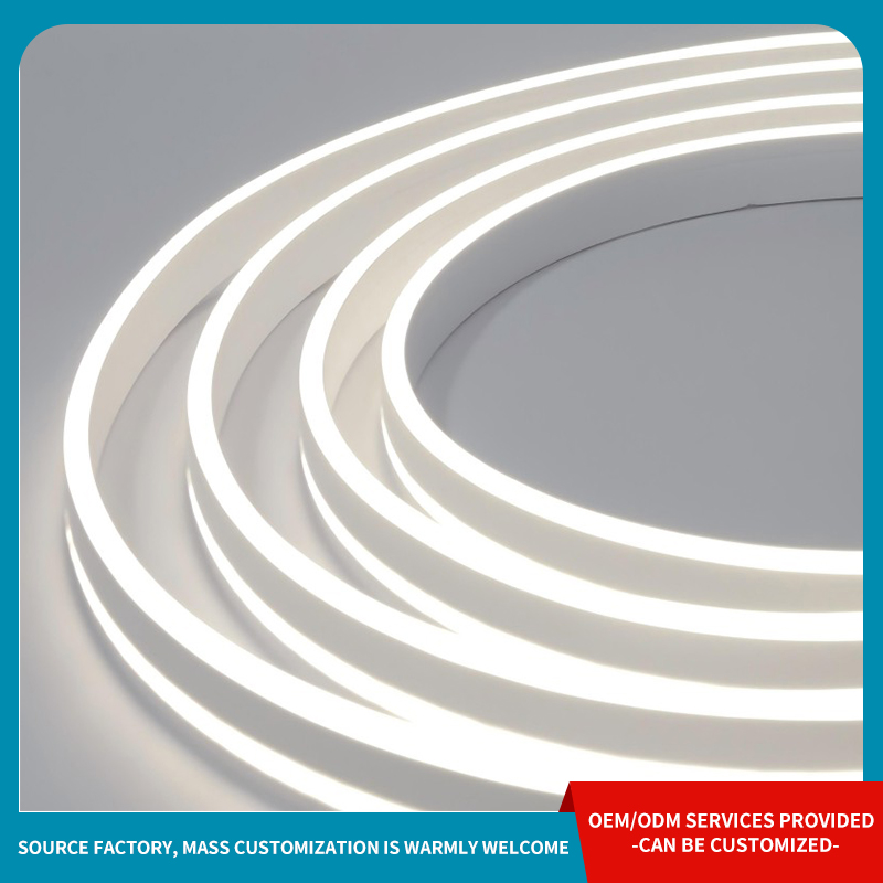 Silicone Small Size 0410 Neon Strip Waterproof Cabinet Light Layered Lighting Car Atmosphere Light Strip Outdoor Advertising Signboard